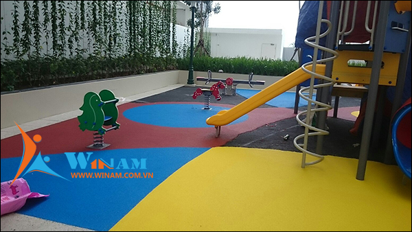 Winam thiết kế và xây dựng Sân chơi trẻ em cho khu căn hộ cao cấp Riviera Point