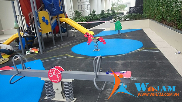 Winam thiết kế và xây dựng Khu vui chơi trẻ em cho khu căn hộ cao cấp Riviera Point