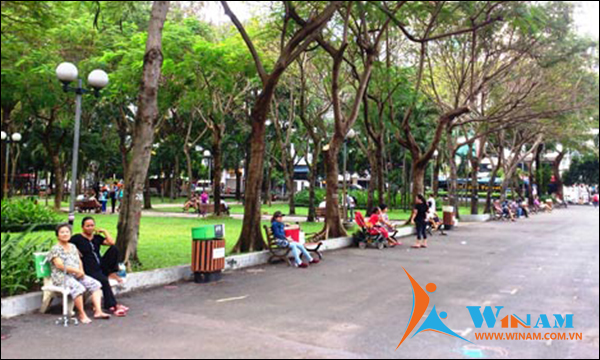 Winam thi công sân chơi trẻ em cho Công viên 23/9 - TP Hồ Chí Minh
