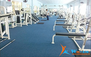 Winam lắp đặt Thảm cho phòng GYM thuộc công viên Thanh Lễ - Bình Dương