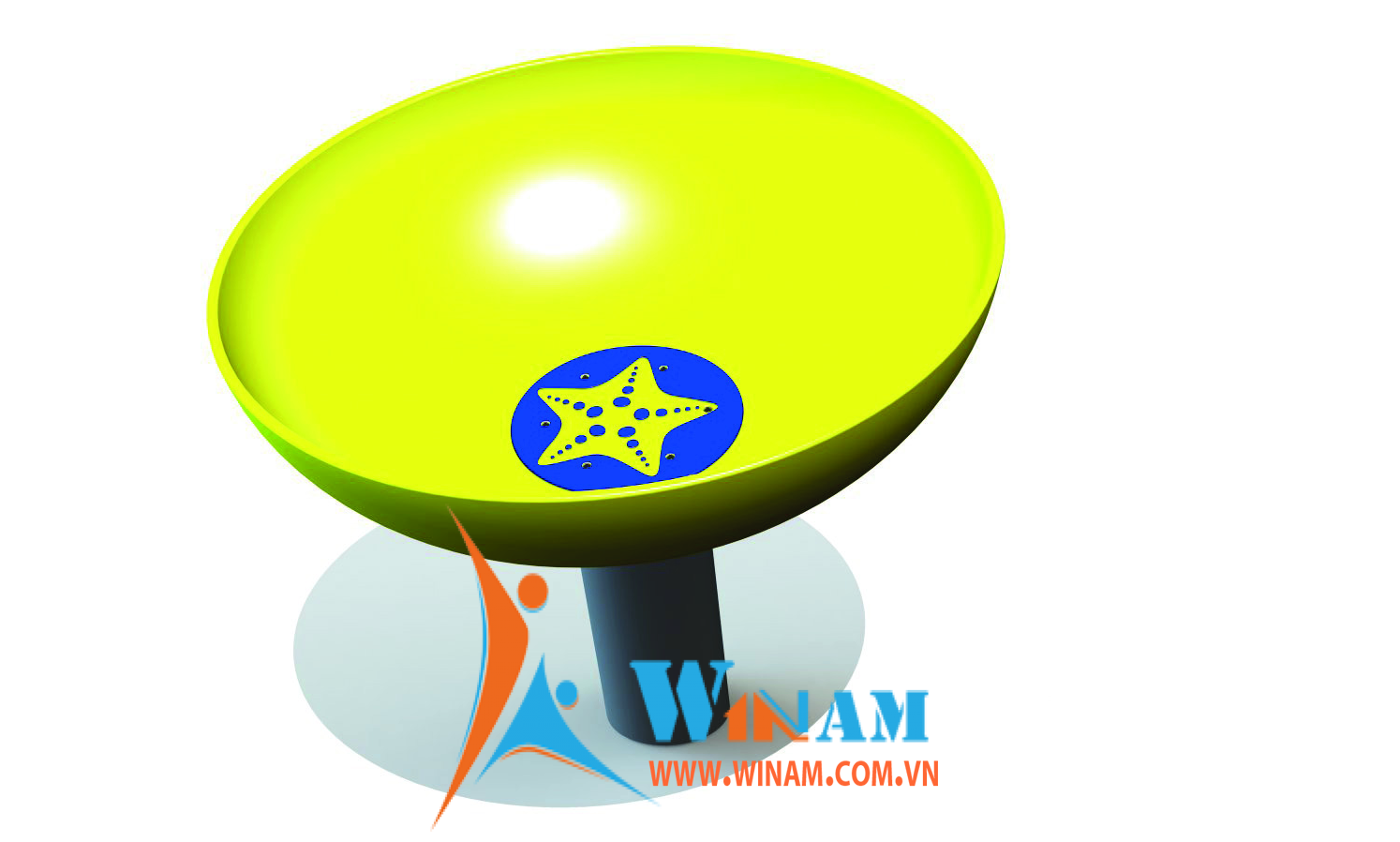 Thiết bị vận động trẻ em - Winplay - KM012 W MF Carousel STARFISH