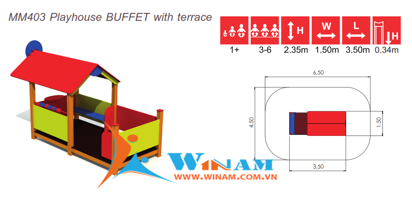 Playhouse - Winplay - MM403 Playhouse BUFFET