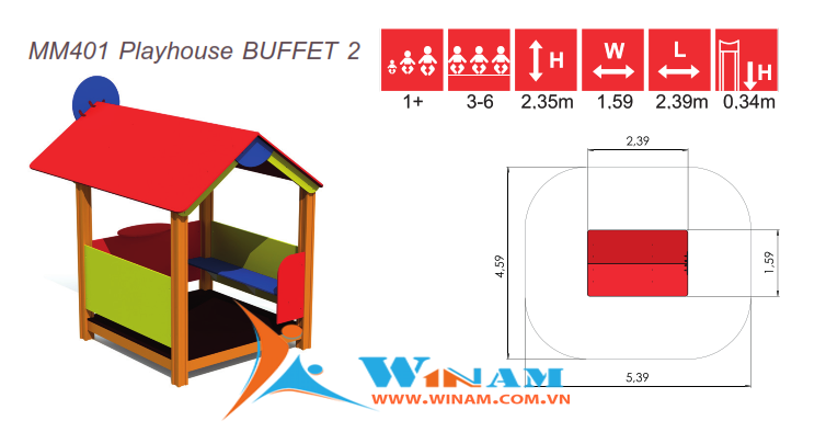 Playhouse - Winplay - MM401 Playhouse BUFFET 2