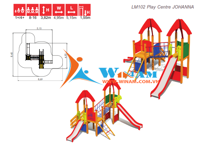 Khu vui chơi liên hoàn - Winplay - LM102 JOHANNA