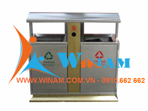 Thùng rác công viên - WINWORX - WABS77 outdoor trash bin