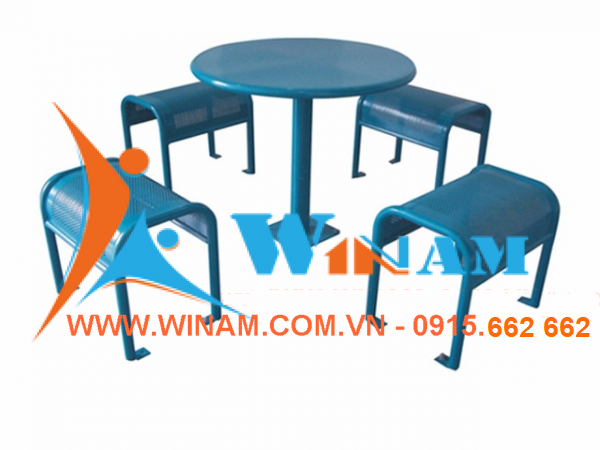WinWorx - WAMT16 Restaurant steel table and chairs