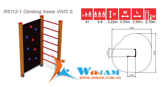 Thiết bị leo trèo - Winplay - RS112-1 VIVO S