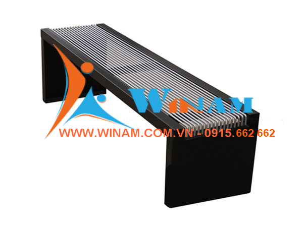 Bàn ghế công cộng - WinWorx - WA40- Plaza street galvanized steel bench