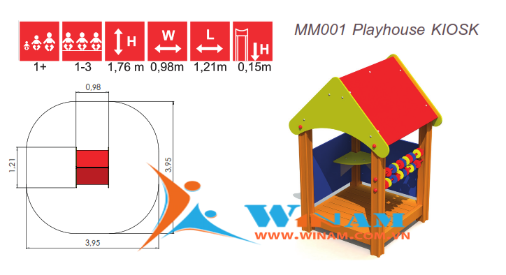 Playhouse - Winplay - MM001 Playhouse KIOSK