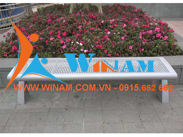 Bàn ghế công cộng - WinWorx - WA28- Stainless Steel outdoor leisure bench