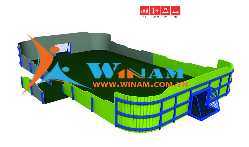 Thiết bị vận động cho trẻ em - Winplay - MFS100 MultifunctionalArena 7m x 4m