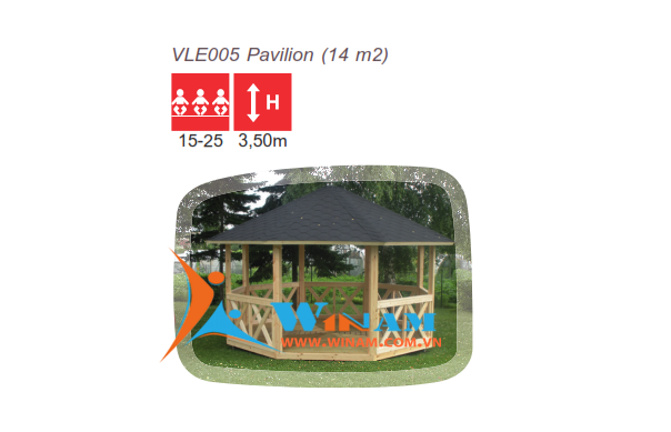 Nội thất ngoài trời - WinWorx- VLE005 Pavilion (14 m2)