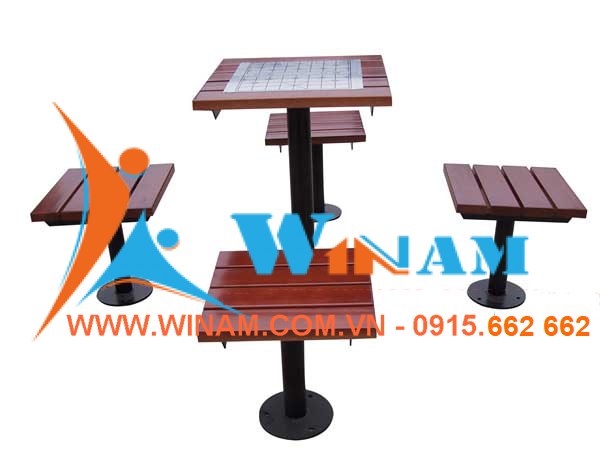 WinWorx - WATB19 outdoor Chess Picnic Table