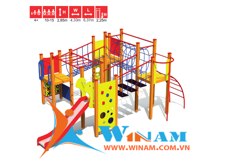 Khu vui chơi liên hoàn - Winplay - LM208-1 SUMMER