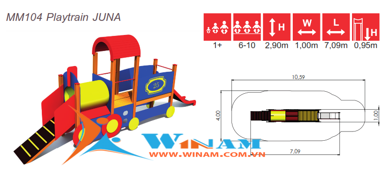 Khu vui chơi liên hoàn - Winplay - MM104 JUNA