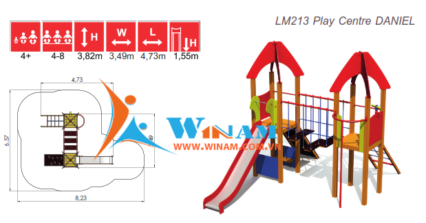 Khu vui chơi liên hoàn - Winplay - LM213 DANIEL