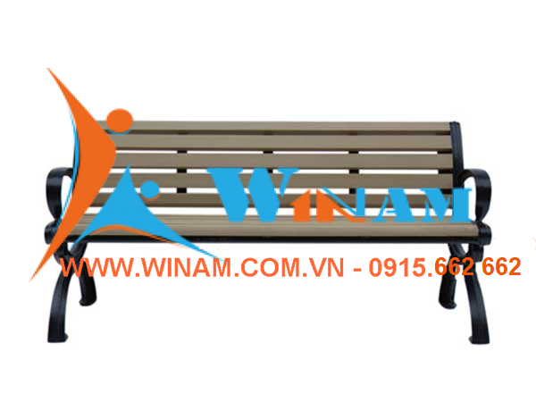 Bàn ghế công cộng - WinWorx - WAFW11 outdoor bench with cast iron leg
