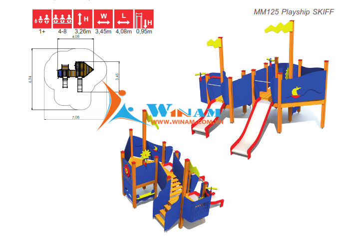 Khu vui chơi liên hoàn- Winplay - MM125 SKIFF