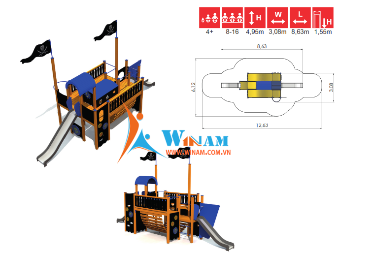 Khu vui chơi liên hoàn - Winplay - MM119 NIGHT RAMBLER