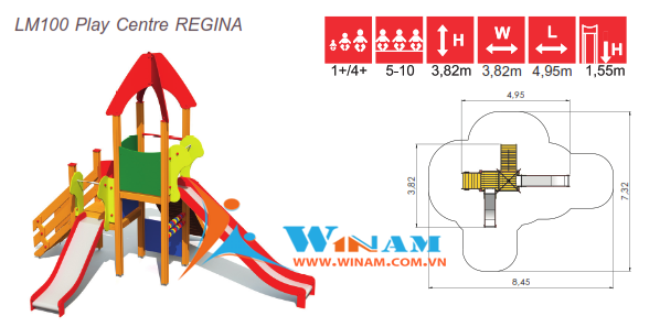 Khu vui chơi liên hoàn - Winplay - LM100 REGINA