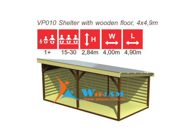 Nội thất ngoài trời - WinWorx- VP010 Shelter