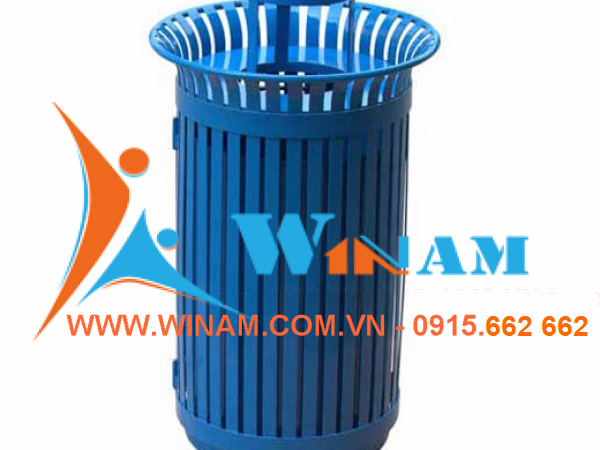 Thùng rác công viên - WINWORX - WABS12 Steel Recycling Can