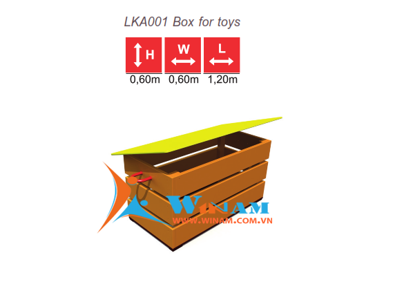 Hộp đựng đồ chơi - Winplay - LKA001 Box for toys