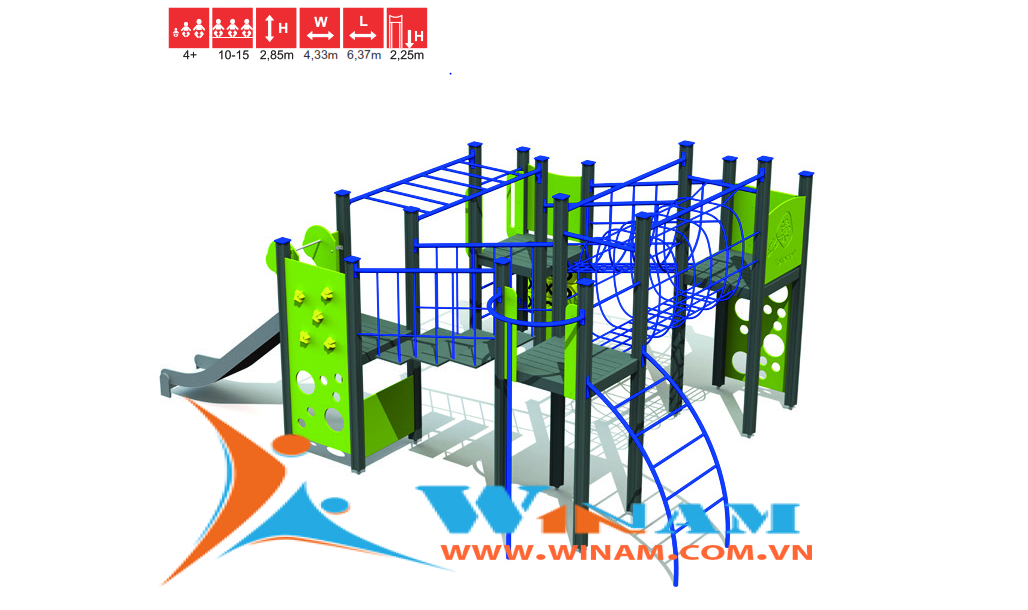 Khu vui chơi liên hoàn - Winplay - LM208-1 MF FR Play Centre ALEXANDRA