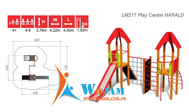 Khu vui chơi liên hoàn - Winplay - LM217 HARALD 