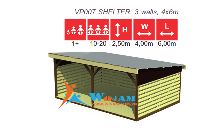 Nội thất ngoài trời - WinWorx- VP007 SHELTER