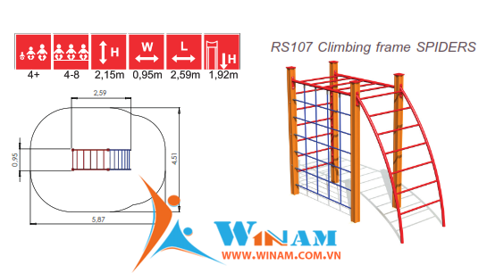 Thiết bị leo trèo - Winplay - RS107 SPIDERS