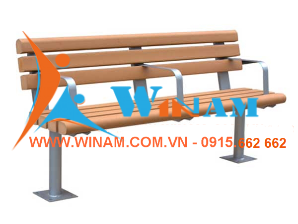 Bàn ghế công cộng - WinWorx - WAFW34 wood 2 seater bench