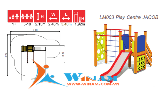 Khu vui chơi liên hoàn - Winplay - LM003 JACOB ROBERT