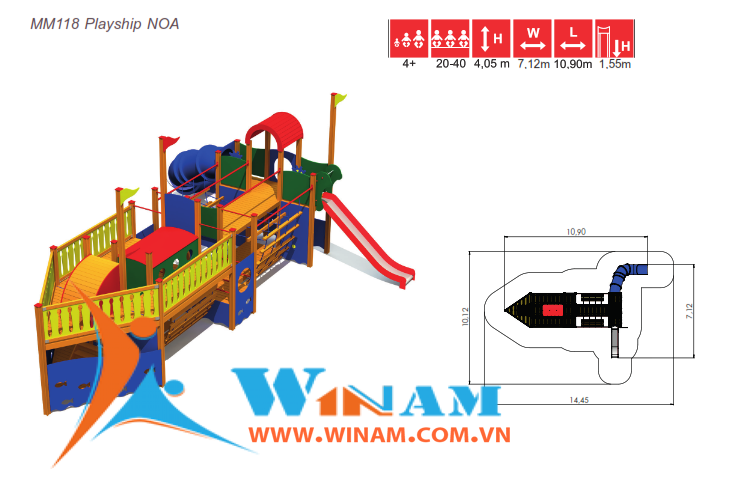 Khu vui chơi liên hoàn- Winplay - MM118 NOA