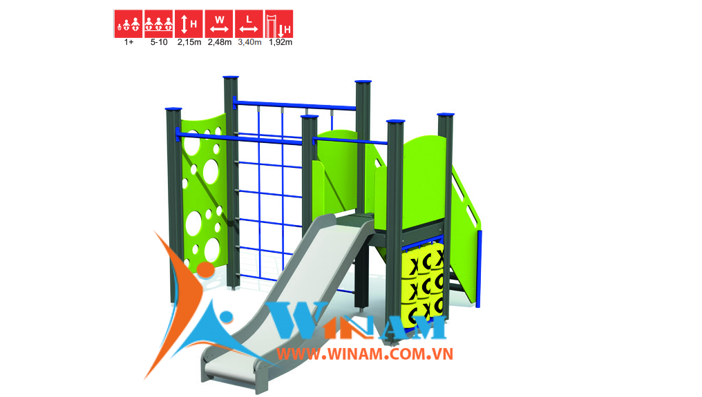 Khu vui chơi liên hoàn - Winplay - LM003 MF FR Play Centre JACOB