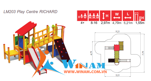 Khu vui chơi liên hoàn - Winplay - LM203 RICHARD