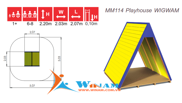 Playhouse - Winplay - MM114 WIGWAM