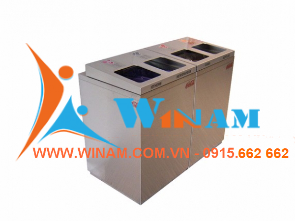 Thùng rác công viên - WINWORX - WABS76 outdoor trash bin