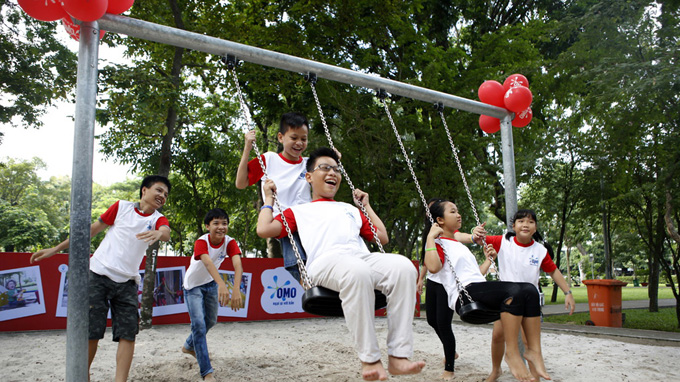 Thêm 10 sân chơi miễn phí cho thiếu nhi