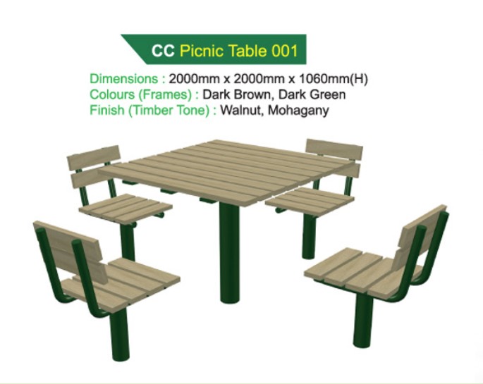 Bàn nơi công cộng - WINWORX-MC-CC-Picnic-Table-001