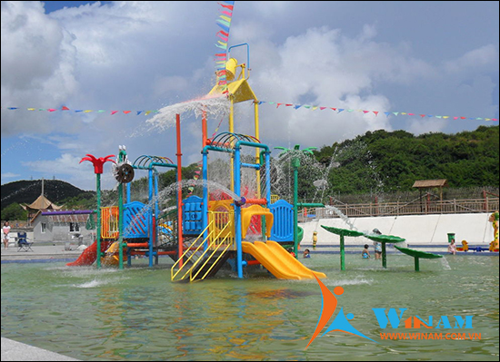 Winam cung cấp và lắp đặt Cầu trượt liên hoàn cho bể bơi Lam Sơn, quận 5, TP. Hồ Chí Minh