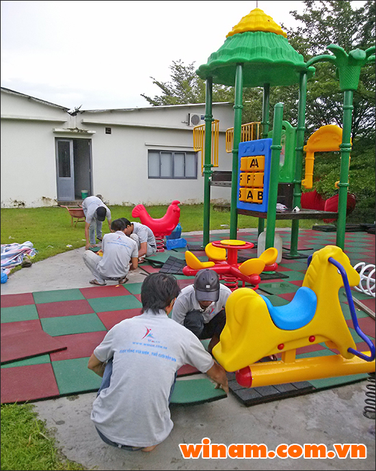Winam xây dựng Sân chơi trẻ em cho khu biệt thự Garland, quận 9, HCM