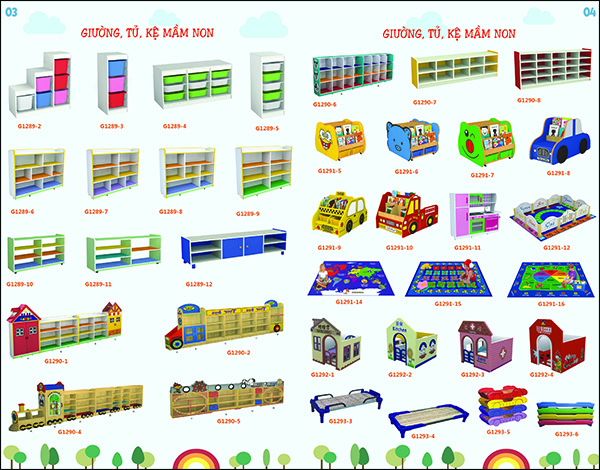 Thiết bị giáo dục mầm non và thiết bị khu vui chơi mầm non