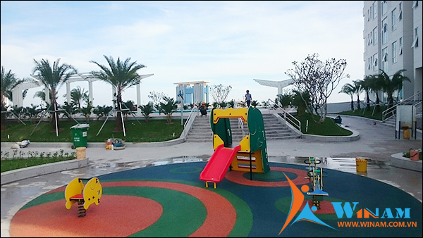 Wianm thiết kế và xây dựng khu vui chơi trẻ em cho khu căn hộ cao cấp Sora Gardens (TP Bình Dương)