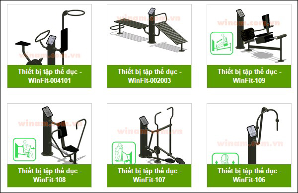 Winam cung cấp thiết bị tập thể dục ngoài trời và trong nhà với giá thành rẻ